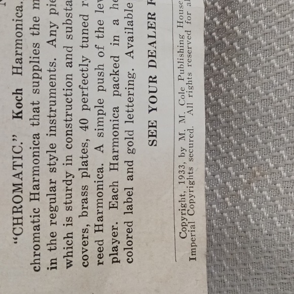 Vintage set of Harmonicas and course book - Picture 3 of 10